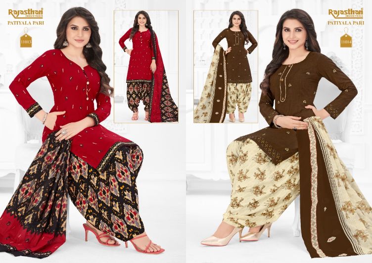 Rajasthan Patiyala Pari 11 Designer Regular Wear Printed Cotton Dress Material